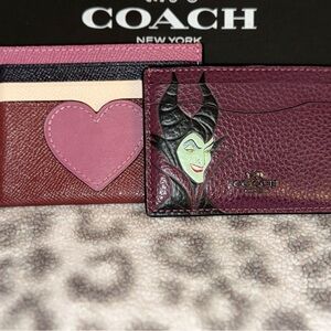 Coach Multicolor Card Holder Set